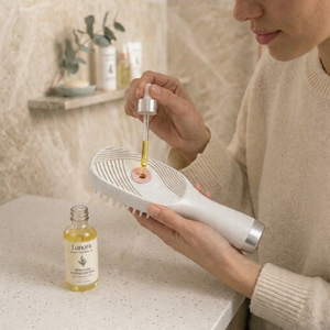 1. Add your hair oil